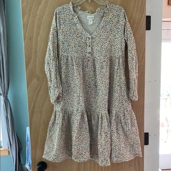 Floral Long Sleeve Dress - Picture 2 of 4